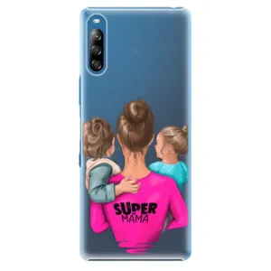 Plastové pouzdro iSaprio - Super Mama - Boy and Girl - Sony Xperia L4