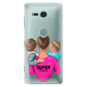 Plastové pouzdro iSaprio - Super Mama - Boy and Girl - Sony Xperia XZ2 Compact