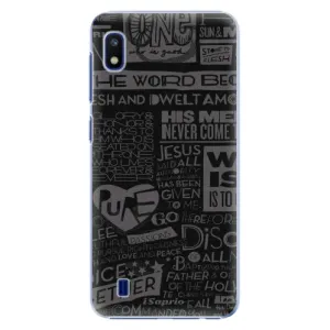 Plastové pouzdro iSaprio - Text 01 - Samsung Galaxy A10