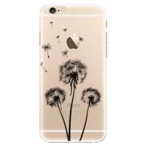 Plastové pouzdro iSaprio - Three Dandelions - black - iPhone 6/6S
