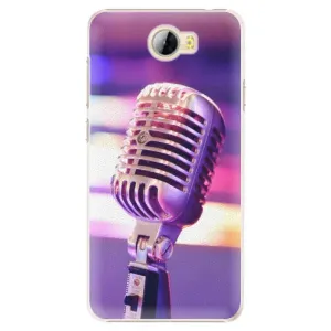 Plastové pouzdro iSaprio - Vintage Microphone - Huawei Y5 II / Y6 II Compact