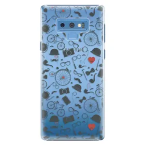 Plastové pouzdro iSaprio - Vintage Pattern 01 - black - Samsung Galaxy Note 9