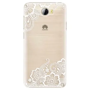 Plastové pouzdro iSaprio - White Lace 02 - Huawei Y5 II / Y6 II Compact