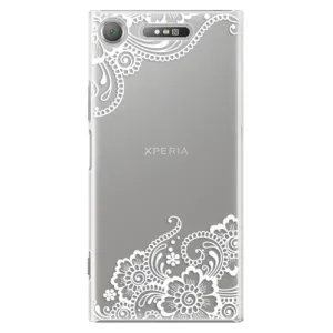 Plastové pouzdro iSaprio - White Lace 02 - Sony Xperia XZ1