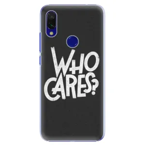 Plastové pouzdro iSaprio - Who Cares - Xiaomi Redmi 7