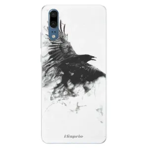 Silikonové pouzdro iSaprio - Dark Bird 01 - Huawei P20