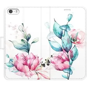 iSaprio flip pouzdro Beautiful Flower pro iPhone 5/5S/SE