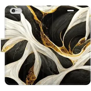 iSaprio flip pouzdro BlackGold Marble pro iPhone 6/6S