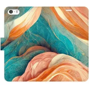 iSaprio flip pouzdro Blue and Orange pro iPhone 5/5S/SE