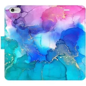 iSaprio flip pouzdro BluePink Paint pro iPhone 6/6S