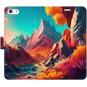 iSaprio flip pouzdro Colorful Mountains pro iPhone 5/5S/SE