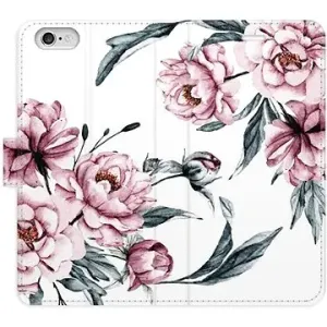 iSaprio flip pouzdro Pink Flowers pro iPhone 6/6S