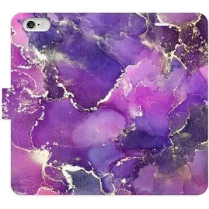 iSaprio flip pouzdro Purple Marble pro iPhone 6/6S