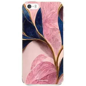 iSaprio Pink Blue Leaves pro iPhone 5/5S/SE
