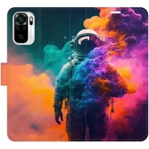 iSaprio flip pouzdro Astronaut in Colours 02 pro Xiaomi Redmi Note 10 / Note 10S