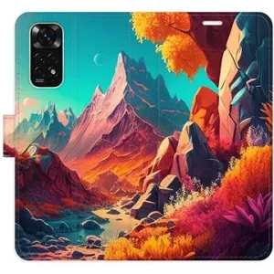 iSaprio flip pouzdro Colorful Mountains pro Xiaomi Redmi Note 11 / Note 11S