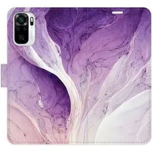 iSaprio flip pouzdro Purple Paint pro Xiaomi Redmi Note 10 / Note 10S