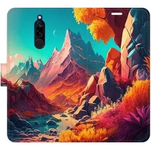 iSaprio flip pouzdro Colorful Mountains pro Xiaomi Redmi 8