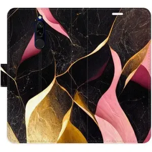 iSaprio flip pouzdro Gold Pink Marble 02 pro Xiaomi Redmi 8