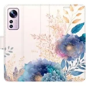iSaprio flip pouzdro Ornamental Flowers 03 pro Xiaomi 12 / 12X