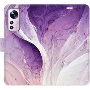 iSaprio flip pouzdro Purple Paint pro Xiaomi 12 / 12X