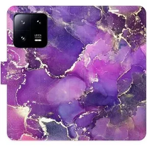 iSaprio flip pouzdro Purple Marble pro Xiaomi 13 Pro