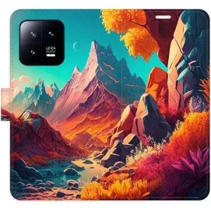 iSaprio flip pouzdro Colorful Mountains pro Xiaomi 13