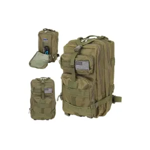 ISO 8919 Vojenský batoh 38 l - černý