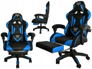 Dunmoon Herní židle - černá a modrá MALATEC