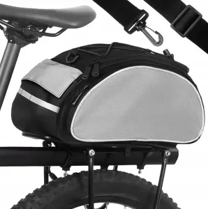 ISO 14096 Cyklotaška na zadní nosič - šedá