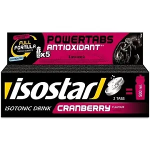 Isostar 120g fast antioxydant tablety box, brusinka