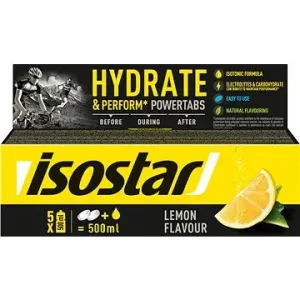 Isostar 120g fast hydratation tablety box, citron