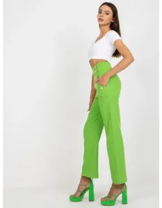 Dámské kalhoty s kapsami ALLEGRA světle zelené
