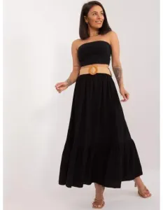 Dámská sukně s volánem černá