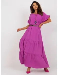 Dámská sukně s volánem VENDELINA fialová