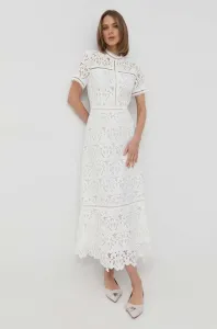 Šaty Ivy Oak bílá barva, maxi #4315591
