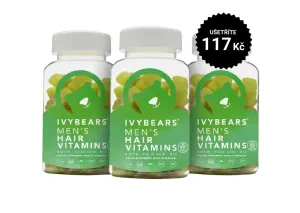 IvyBears vlasové vitamíny pro muže na 3 měsíce