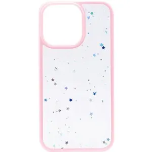 iWill Clear Glitter Star Phone Case pro iPhone 13 Pro Pink