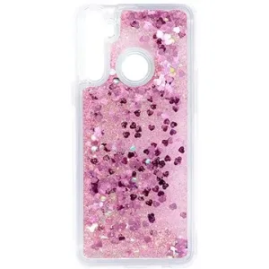 iWill Glitter Liquid Heart Case pro Realme C3 Pink
