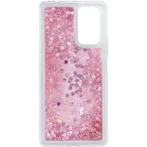 iWill Glitter Liquid Heart Case pro Xiaomi Redmi Note 10 Pink