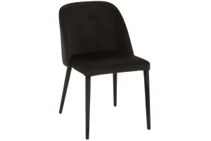 Černá jídelní židle Charlotte - 58*80*51 cm 15418
