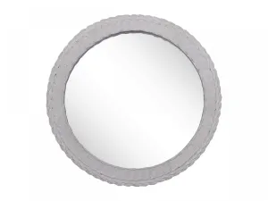 Krémové antik nástěnné zrcadlo Braide - 29*1,5 cm 22153-19 #3495344