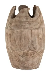 Dřevěná dekorační váza Ermi - ∅ 26*42cm 1124