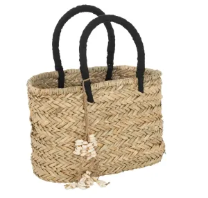 Plážová pletená taška se zdobnými mušlemi Beach Bag Shells S - 32*15*21cm 33285 #6033671