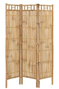 Dřevěná skříň/vitrína s prosklenými dvířky a proutěnými košíky Jerome - 87*38*204 cm 13412