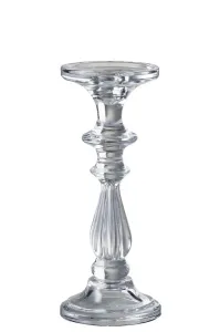 Bílá kovová stolní lampička Oriental drop- Ø 31*60 cm 3582 #4085475