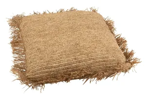 Dekorační kulatý polštářek z přírodní trávy Raffia natural - 45*15*45 cm 12340 #1341559