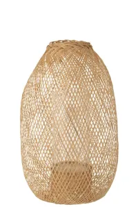 Lucerna z bambusového dřeva Hazel – Ø 33*49 cm 1607