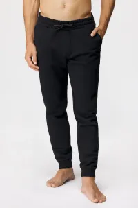 Kalhoty Jack & Jones pánské, černá barva, hladké #1966130