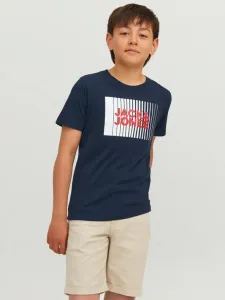 Jack & Jones Corp Triko dětské Modrá